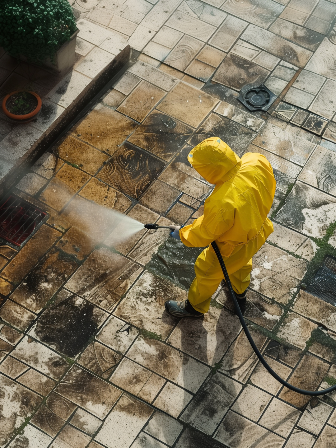 Power washing, Exterior cleaning